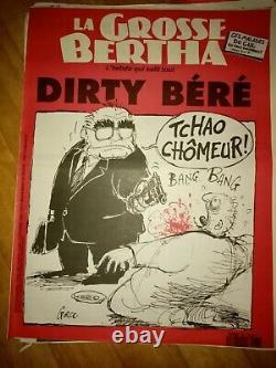 Collection complète La Grosse Bertha Journal satirique 98 N° de 01/91 a 12/92