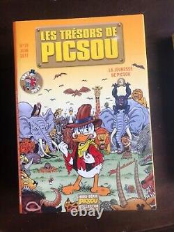 Collection complète La Jeunesse de Picsou t. 1 à 7 poster + stickers intacts