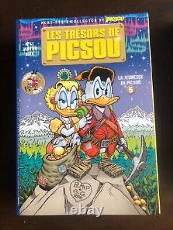 Collection complète La Jeunesse de Picsou t. 1 à 7 poster + stickers intacts