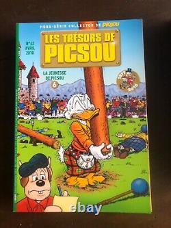 Collection complète La Jeunesse de Picsou t. 1 à 7 poster + stickers intacts