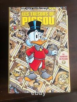 Collection complète La Jeunesse de Picsou t. 1 à 7 poster + stickers intacts