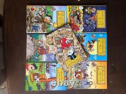 Collection complète La Jeunesse de Picsou t. 1 à 7 poster + stickers intacts