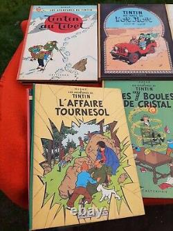 Collection complète TINTIN les aventures de tintin et milou 21 livres