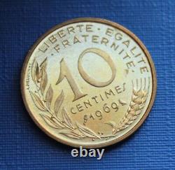 Collection complète de 10 Centimes Marianne (1962 à 2001) FDC / BU