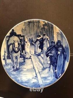 Collection complète de 12 assiettes Delfts Série 5 les mois de l'année