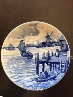 Collection complète de 12 assiettes Delfts Série 5 les mois de l'année