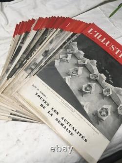 Collection complète de 27revues l'illustration 1943 à 1944