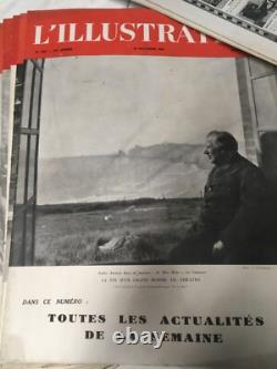 Collection complète de 27revues l'illustration 1943 à 1944