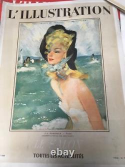Collection complète de 27revues l'illustration 1943 à 1944