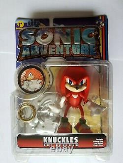 Collection complète de 3 figurines ReSaurus Sonic Adventure 1999 (neuves)