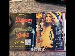 Collection complète de 67 magazines 89/93 Metal hammer reliés, très bon état