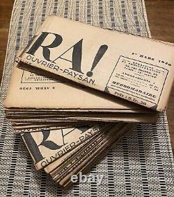 Collection compléte de Ça Ira, organe du Parti Ouvrier-Paysan. 1930-31