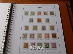 Collection complète de MONACO de 1885 a 2001 cote mini 20000. 24 photos
