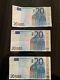 Collection complète de billets 20 euro 2002