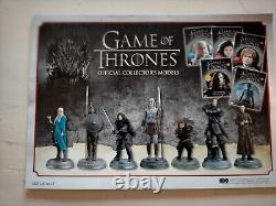 Collection complète de figurines game of Thrones de HBO et fascicules en anglais