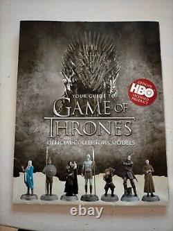 Collection complète de figurines game of Thrones de HBO et fascicules en anglais