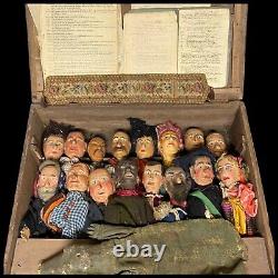 Collection complète de marionnettes, Italie 1880-1920 Puppet