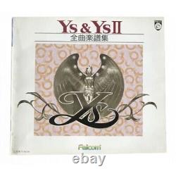 Collection complète de partitions pour Ys & Ys II, Japon Nihon Falcom