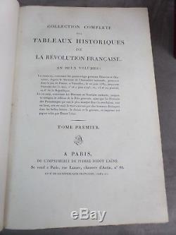 Collection complète des TABLEAUX HISTORIQUES DE LA REVOLUTION FRANCAISE. 1798