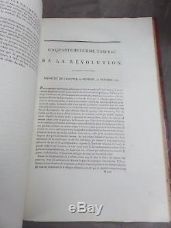Collection complète des TABLEAUX HISTORIQUES DE LA REVOLUTION FRANCAISE. 1798
