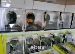 Collection complète des casques 1/8 de Valentino Rossi