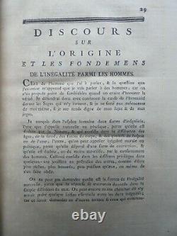 Collection complete des oeuvres de Jean Jacques Rousseau