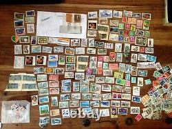 Collection complète mondiale de timbres neufs et oblitérés