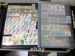Collection complète mondiale de timbres neufs et oblitérés