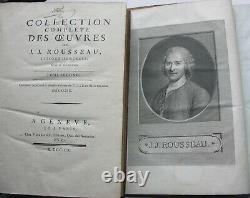 Collection complètes des Ouvres de J. J. Rousseau, Citoyen de Genève. Moreau. 1790