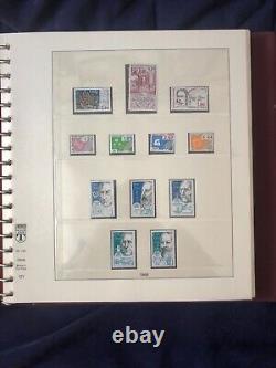Collection de timbres de France NEUF de 1986 à 1990 complet en album Lindner