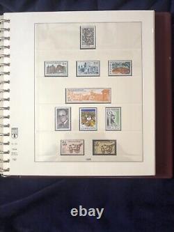 Collection de timbres de France NEUF de 1986 à 1990 complet en album Lindner