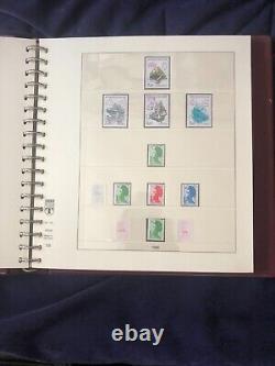 Collection de timbres de France NEUF de 1986 à 1990 complet en album Lindner