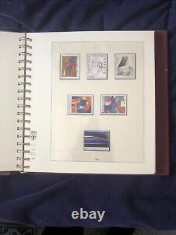 Collection de timbres de France NEUF de 1986 à 1990 complet en album Lindner