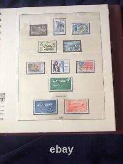 Collection de timbres de France NEUF de 1986 à 1990 complet en album Lindner