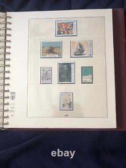 Collection de timbres de France NEUF de 1986 à 1990 complet en album Lindner