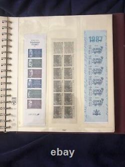 Collection de timbres de France NEUF de 1986 à 1990 complet en album Lindner