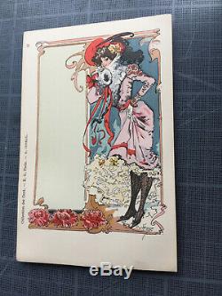 Collection des Cent, pochette série 4 complète, 10 CPA, EG Paris, 1901