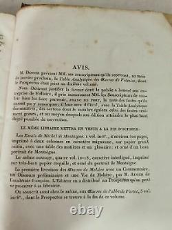 Collection en 25 volumes Ouvres Complètes de VOLTAIRE chez Desoer (1817) 25/25