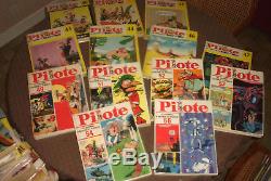 Collection quasi complète des recueils PILOTE n°1 à 71 (1959-1974)