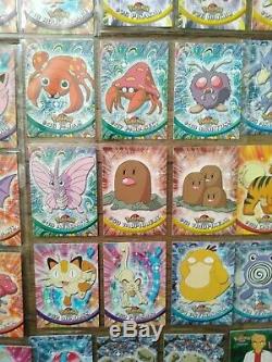 Collection set complet pokemon de base 400 TOPPS VINTAGE 1995 1998 2001 cartes