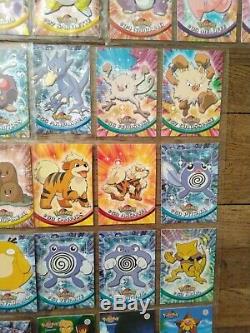 Collection set complet pokemon de base 400 TOPPS VINTAGE 1995 1998 2001 cartes