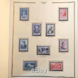 Collection timbres de France 1940 à 1991 complet Neufs dans reliure Présidence