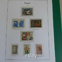 Collection timbres de France 1960-1969 complet dans un album Yvert, SUP
