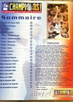 Complet Album Rare Panini Football Champions 98 L'album De La Victoire