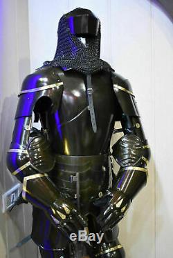 Complet Corps Armor 1.8m Suit Médiévale Knight Suit de 15th Siècle Combat Main