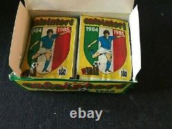 Complete Box 100 Packet Edis Calciatori 1984/1985 Very Rare Collector Maradona