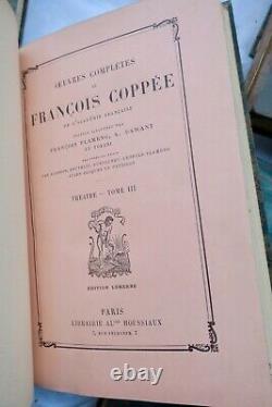 Coppée Oeuvres complètes de François Coppée illustré Flamenf, Tofani