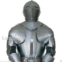 Costume complet d'armure de chevalier moyen-âge siècle Combat complet d'armure
