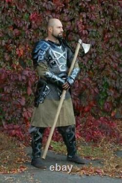 Costume complet teinté nain de style LOTR médiéval, armure LARP