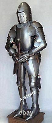 Costume médiéval complet du corps d'armure chevaliers costume d'armure de